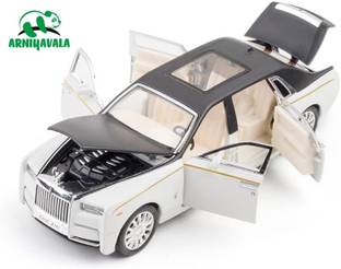 ARNIYAVALA 1/32 Rolls-Royce Phantom Model Car,Zinc Alloy Pull Back Toy car for kids