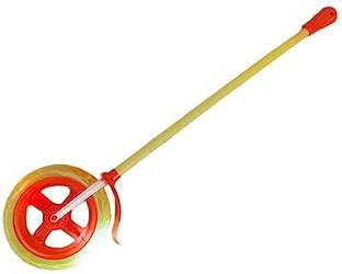 ERIC STORE Wheel Toys with Stick to Walk Your Child - Wheel Building Gift for Kids