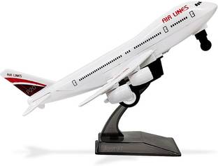 AS TRADERS AEROPLANE C747 With Stand Pull Back And GO RED24