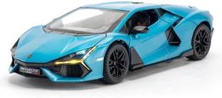 SARJUDAS ENTERPRISE 1:24 Lamborghini Revuelto LB774 Diecast Metal Pull Back Car with 6 OpenableDoors