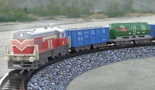 AR KIDS TOYS Indian Cargo Train | Plastic Mini | Replica