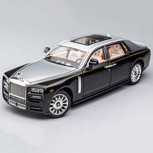 DARVICE Die Cast Metal Car Rolls Royce phantom 1:32 Toy Car Openable Doors Light Music