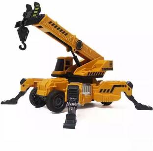 Just craft Lifting Crane with Cable 360 Degree Rotating Towing Crane (Yellow, Pack of: 1)