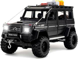 Akvanar 1:24 Mercedes Brabus Toy Cars Model Zinc Alloy Pull Back car Sound & Light pc 1