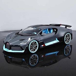 Galactic 1:32 Scale Die-cast Metal Model Bugatti Divo Sport Pull Back Car Toy with Openable Doors, Light and Sound Effects for Boys Girls Kids (Multicolor, Pack of: 1)