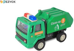 PEZYOX Clean-up Toy Truck Pull Back Toy For kids Without Battery required