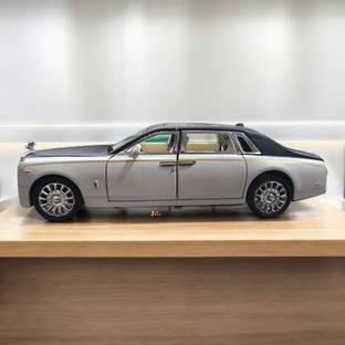 JOLARY Rolls Royce Phantom White Model Car 1:32 Scale Exclusive Alloy Metal Car Toy