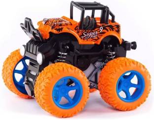 KavyaTanishq unbreakable mini monster truck car for kids girls and boys pack of -1