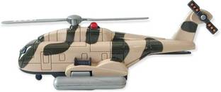 SABIRAT Indian Rescue Helicopter For Kids, Pull Back Action [Multicolor