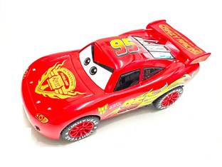 Just craft Metal car with Lightning and music McQueen car , Multi-color
