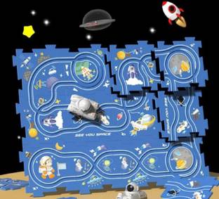 HALO NATION Make Yout Track Train Play Set Montessori Toy, Brain Development