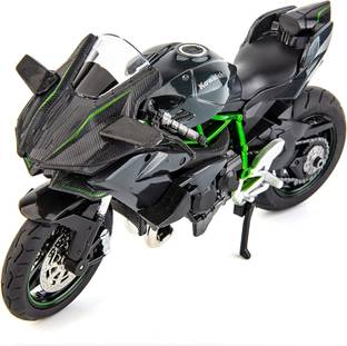 ZHASK Diecast Motorcycle Model Toys Kawasoki Ninja H2R
