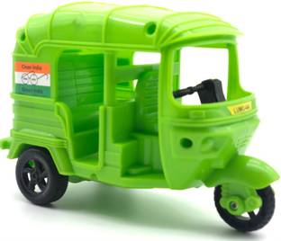 jmv Toys for Kids Auto Rickshaw Tricycle with Toy (Multicolor)