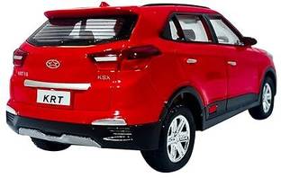 Caught Trendy Pull Back Action Hyundai KRT Creta Miniature SUV Car (Multicolour)