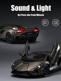 JRCLUB Lamborghini Sian Car 1:32 Scale Alloy Metal Diecast Toy Light & Music for Kids