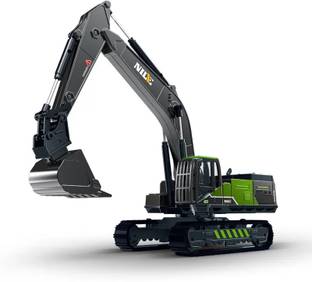 deoxy Construction Metal Big Excavator Toys for Kids with 360 Degree Rotate Truck Toys