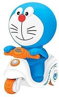 K A Enterprises Push and Go Doraemon Scooter Toy for Kids - Multi color