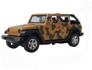 Shree Jee OPEN ARMY MILITARY GYPSY JEEP ALLOY METAL FRONT DOORS OPENABLE TOY