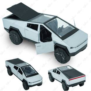 Toyco 1:36 Scale Tesla Cyburtruck Alloy Metal Replica Toy Car (Open Door & Pull Back)