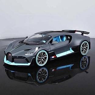 Galactic 1:32 Scale Die-cast Metal Model Bugatti Divo Sport Pull Back Car Toy with Openable Doors, Light and Sound Effects for Boys Girls Kids (Multicolor, Pack of: 1)