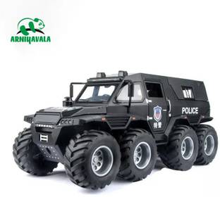 ARNIYAVALA 1:32 Russia Avtoros Shaman 8x8 ATV Armored Police Car Model Alloy Toy Car