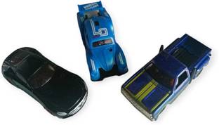 Malika Store Die Cast Hot Metal Speed Racing Cars 3 in 1 Car Set for Kids