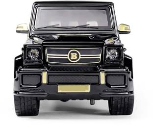 Dherik Tradworld Metal Die Cast Brabus Pull Back Sedan With Blinking Lights & 6 Openable Doors Pull Back Action with Sound & Lights
