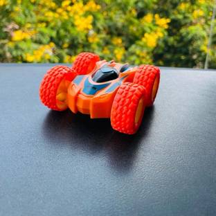 KJEE Double Sided Mini 3D Tumbling Car Friction Powered |Pull Back Toy Car for Kids