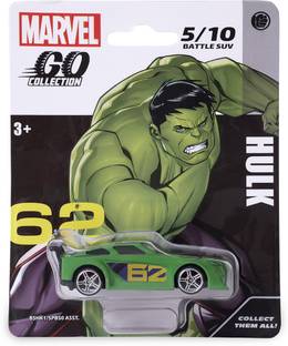 Marvel Go Hulk Diecast Battle SUV Toy Car