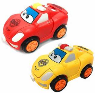 ROSEFAIR Cute Cartoon Transformer Robot Car for Kids & Transformers Car - Push N Go Toys