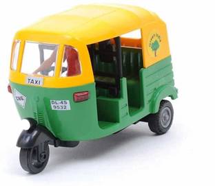 viaan world Scale Model of CNG Pullback Auto Rickshaw