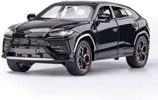 deoxy big Lamborghini Urus Model, Diecast Pull Back Car Toy Doors Open Light and Sound
