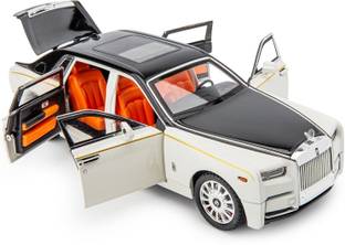 MANAKI ENTERPRISE 1:18 Big Rolls-Royce Phantom Model Car,Zinc Alloy Pull Back Toy Diecast Toy