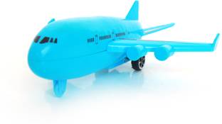 Kidsbuddy Pull Back and Go Action Airbus A 220 Aeroplane Toy Jet Vehicle Super Plane