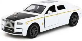 Zenvy 1:36 Scale Diecast Rolls Royce Phantom Car Alloy Pull-Back Model Toys for Kids