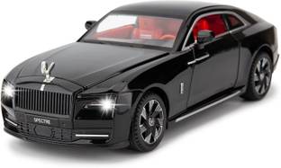 arthasya 1:24 Rolls Royce Spectre Metal Die Cast Car With Light & Sound Pullback Action