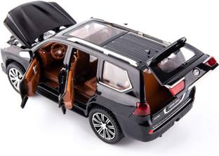 FUNABLO 1/24 Lexus 570 Luxury SUV Model Car, Zinc Alloy Pull Back Big Toy car