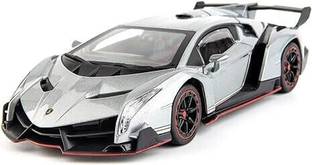 Devdhan 1:24 Lambo Veneno Die-Cast Car with Openable Doors & Sound & Light