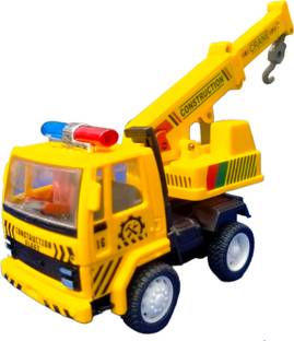 Caught Trendy Pull Back Action Realistic Movable Parts Engineering Construction Work Truck Toy