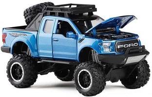 Akvanar 1:32 Ford Raptor F150 Alloy metal car toy Die cast Light & Sound Pull Back pc 1