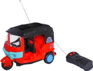 HASHONE Auto Rickshaw RC Toy with Remote Control