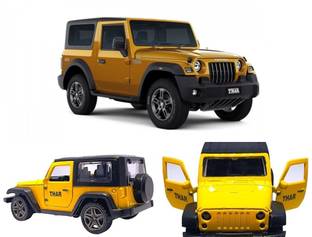 Vishal Toyss Best Pull Back Toy Car for Kids – 43 Scale Model with Opening Doors, Realistic