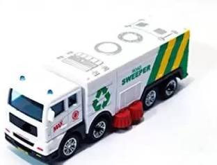 Just craft Exclusive Unbreakable Sweeper Engineering Frictions Power Truck Toy for Kids