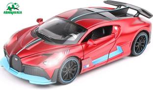 ARNIYAVALA 1:32 Bugatti Divo Metal Alloy Pull Back Car Diecast Toys with light & sound