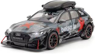 deoxy 1:24 Scale Aodi RS6 Vehicle Car Model Alloy Simulation Diecast Vehicle Cars Toys