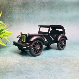Luxen Vintage Toy Car And Decorative Car Black