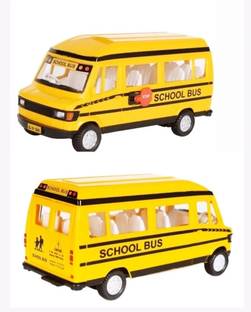 viaan world Pull Back School Bus Toy