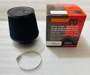 AUTO MT MT K&N PERFORMANCE 3" 75mm Car SUV Cold Air Intake Vent Cone Filter Cleaner, Spring Leaf