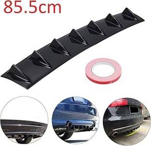 AUTO MT JDM, Shark Fin Bumper Diffuser Car Rear Bumper Diffuser Kit Spring Leaf