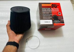 Auto MT 1PC K&N PERFORMANCE 3" 75mm Car SUV Cold Air Intake Vent Cone Filter Cleaner Car Flywheel